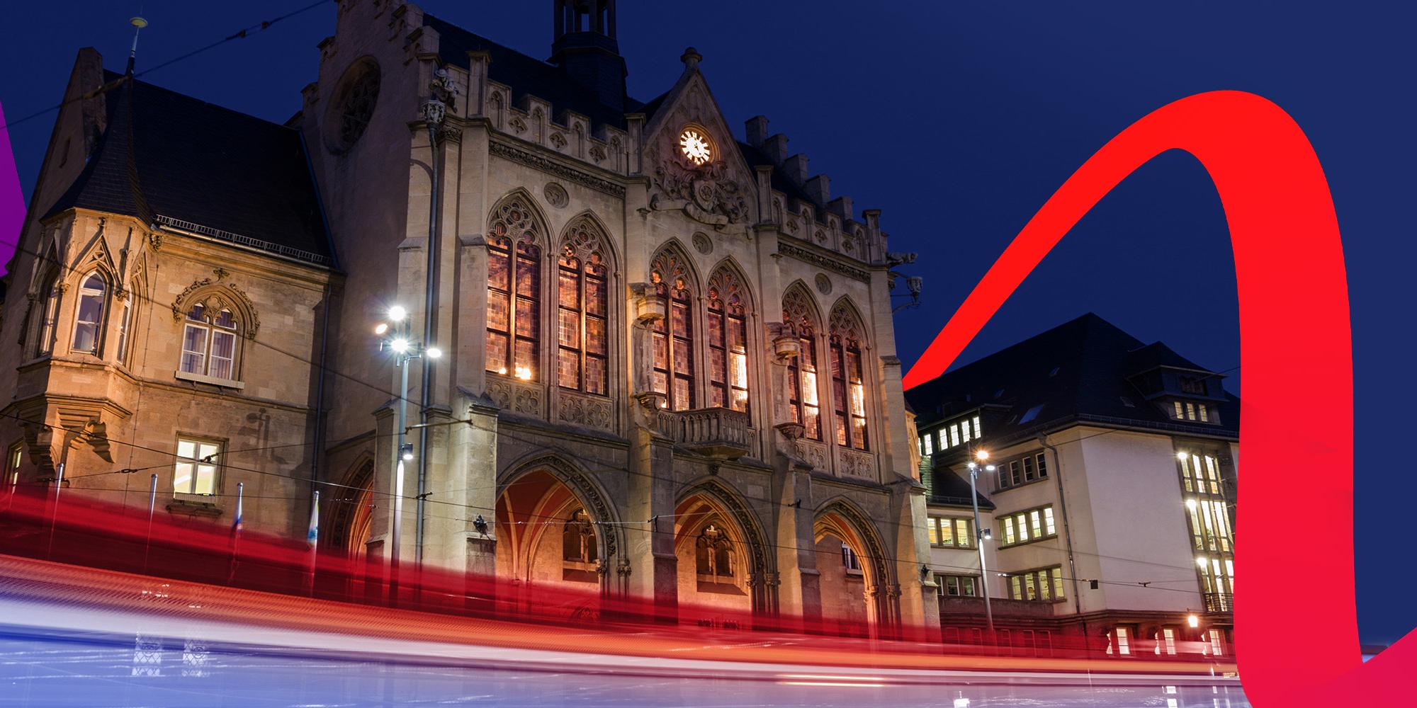 Erfurt mit Energieschleife